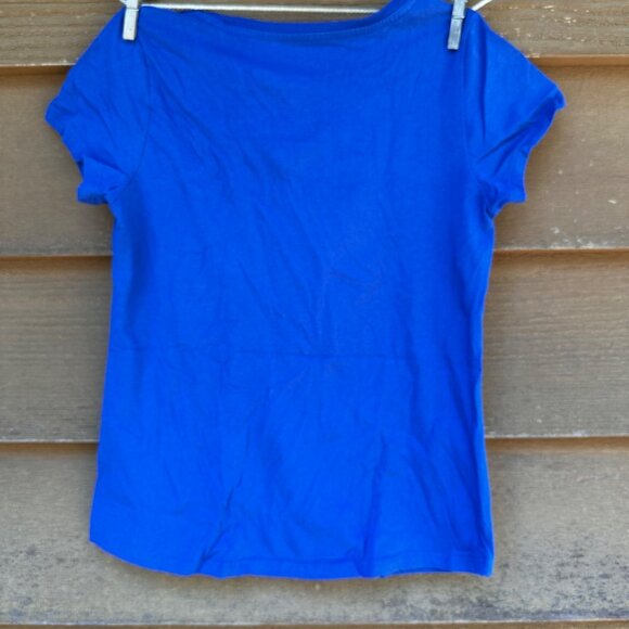 Wonder Nation Girls Blue T-Shirt XL 14/16 With "The Cool Thing About My Dad Is B - Picture 3 of 12